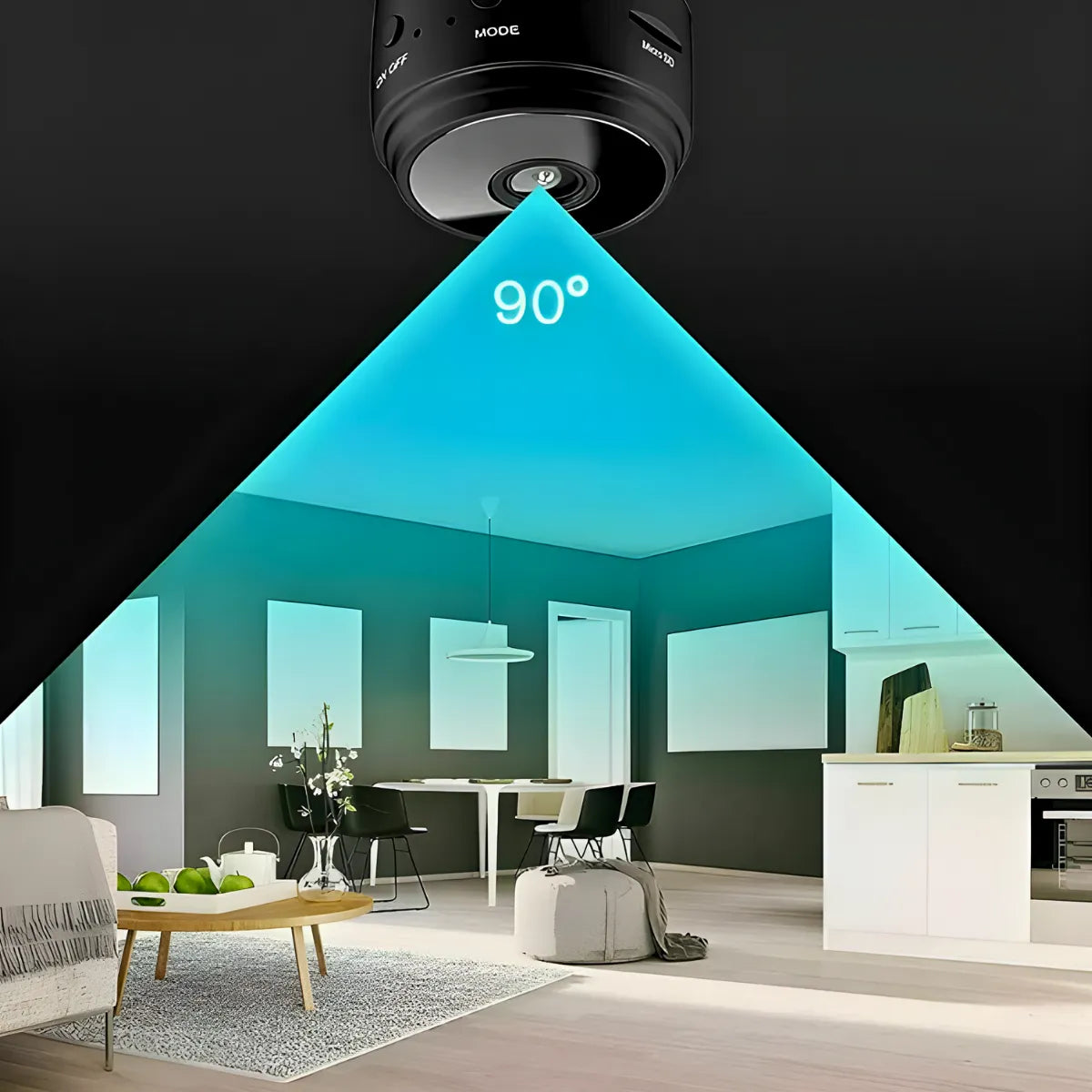 Mini Câmera A9 Wifi com Sensor e Visão Noturna