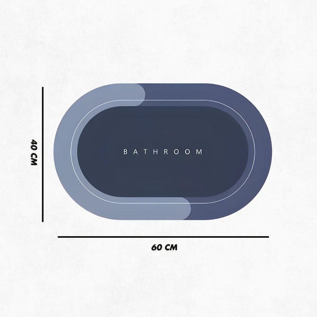 Tapete de Banheiro Super Absorvente Antiderrapante