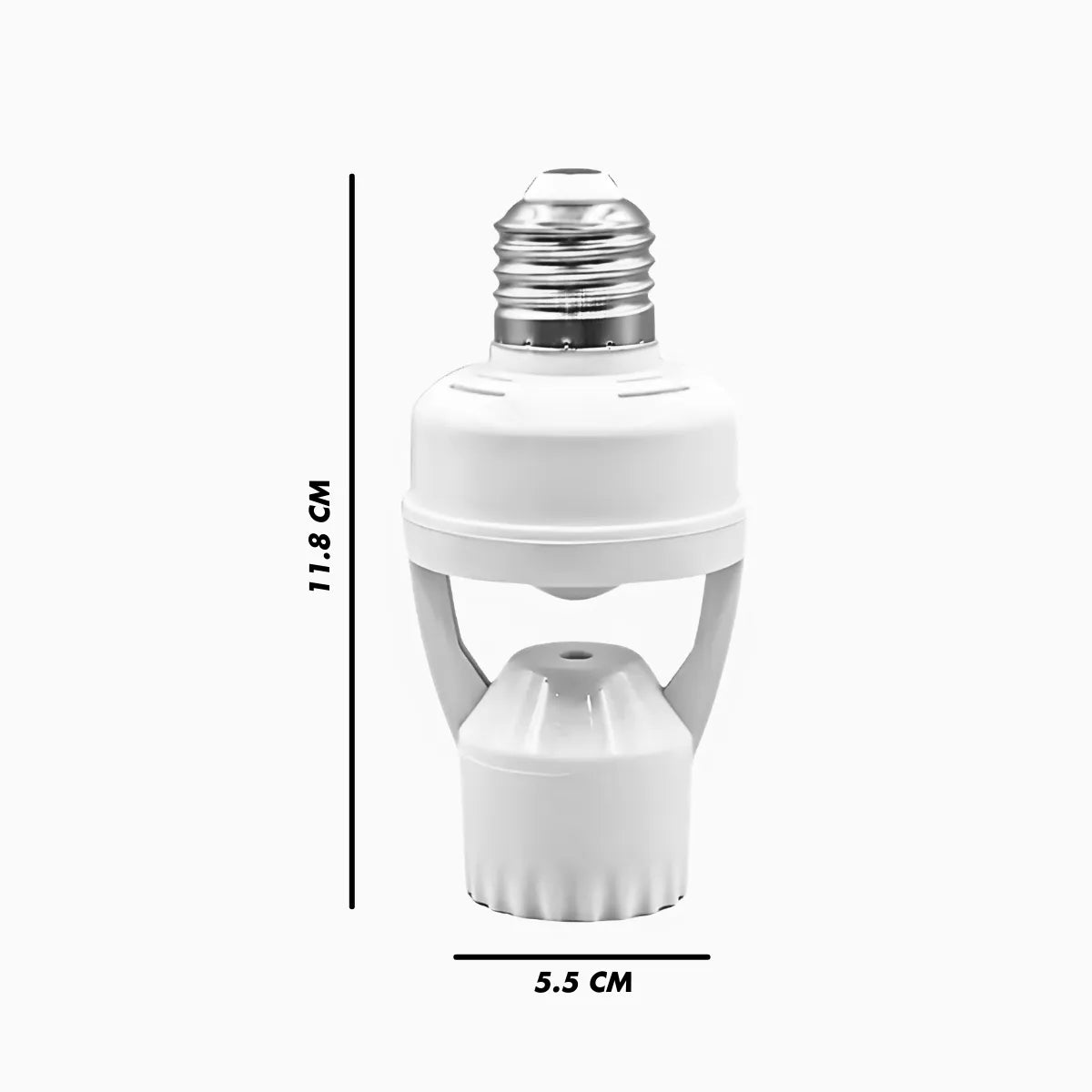 Sensor De Presença Com Fotocélula Para Lâmpada Soquete E27