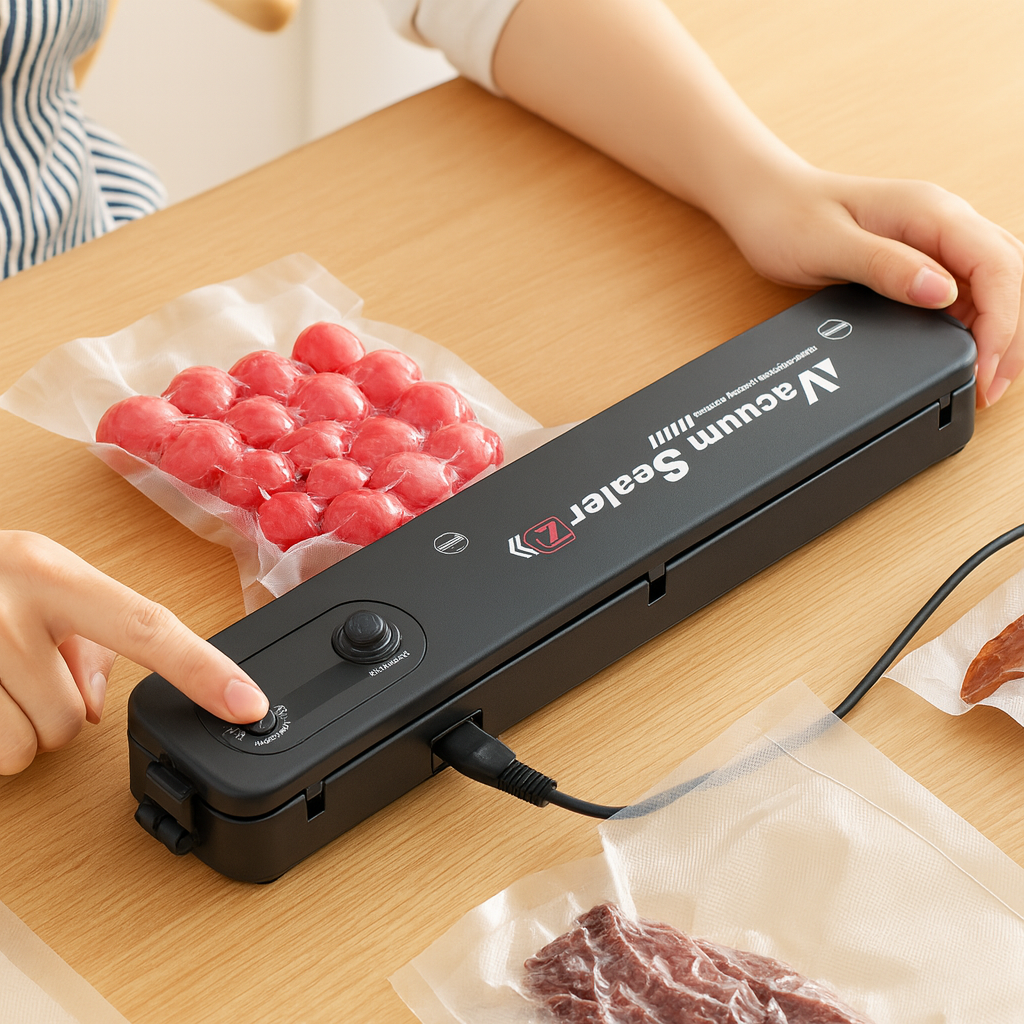 Máquina Seladora Portátil Vácuo De Alimentos