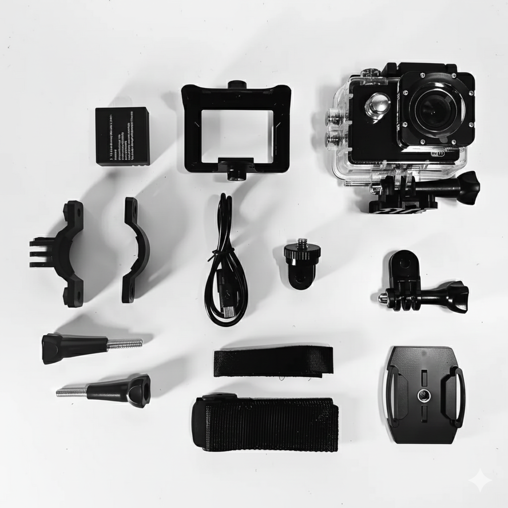 Câmera Filmadora Action Pro HD Esportiva ULTRA-HD Wi-fi