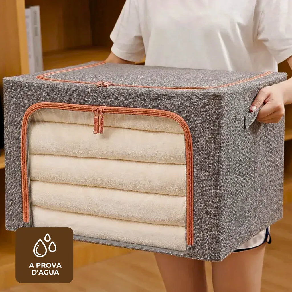 Caixa Organizadora De Roupas Multiuso Dobrável - VERDE