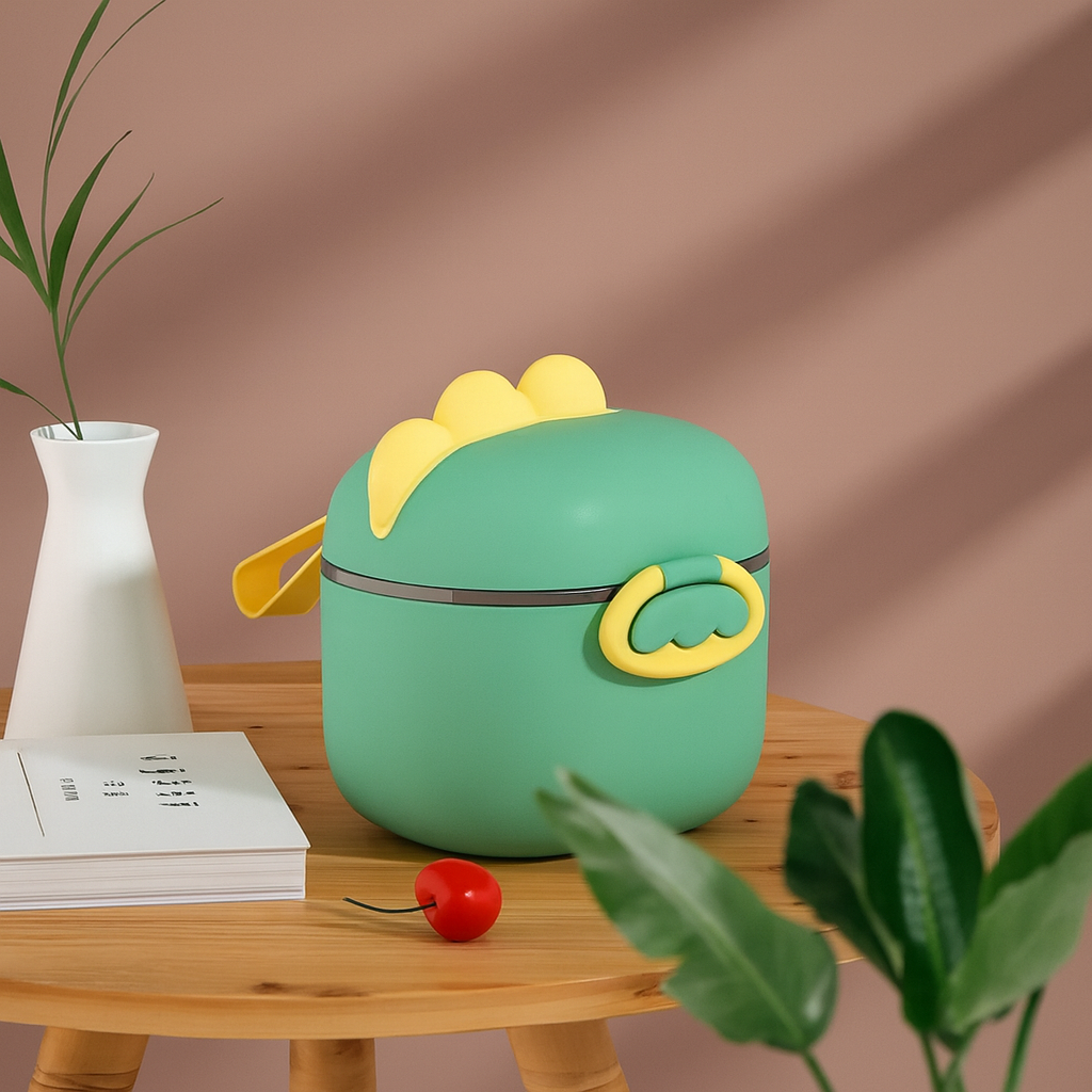 Pote Dosador de Leite em Pó Infantil com Colher Medidora  Ro